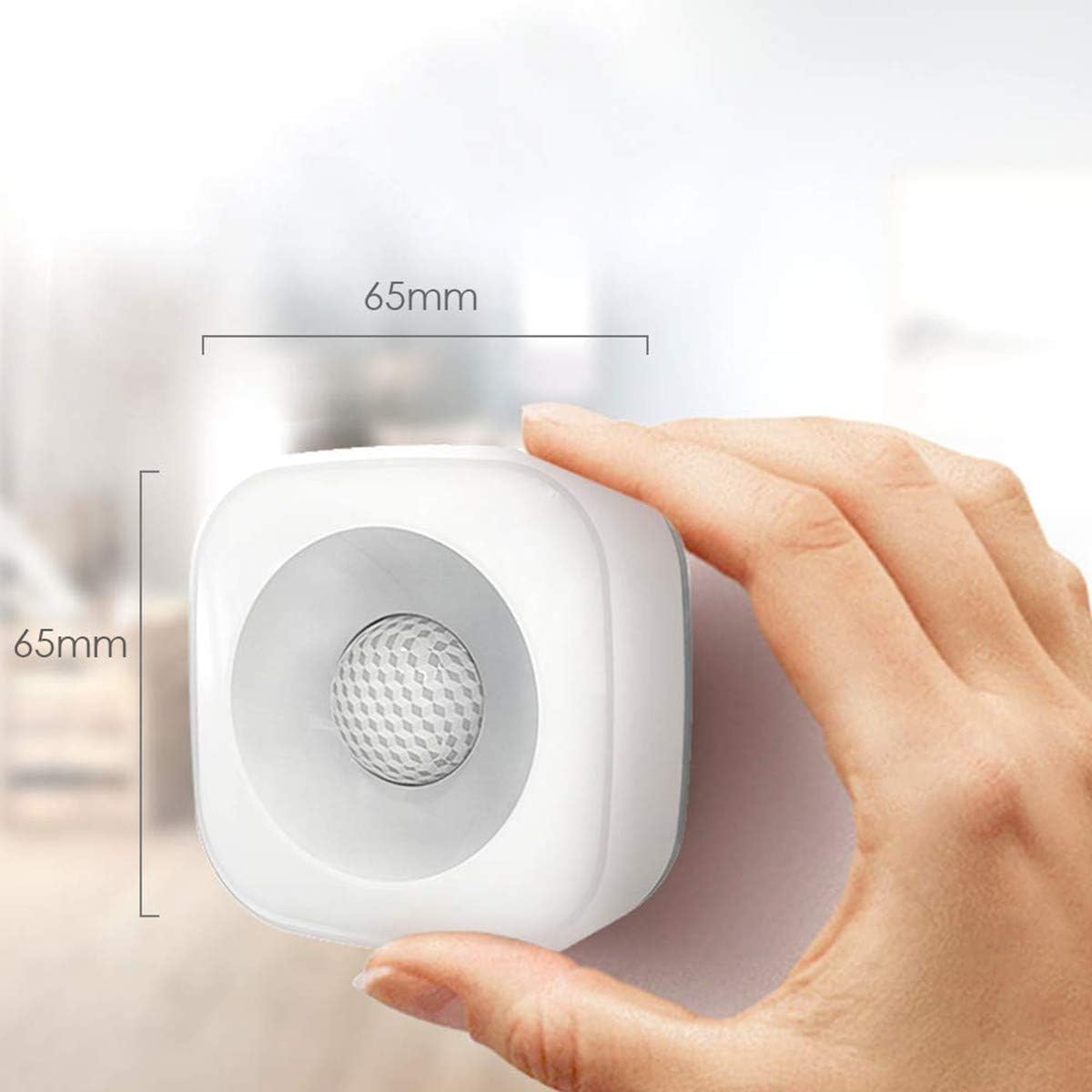 THINKELS-TECH Smart Life Detector de Movimiento PIR WiFi para la Oficina en casa, Alarma de Seguridad Compatible con Alexa Google Home: Amazon.es: Bricolaje y herramientas