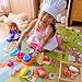 LINLIN SUN 3 Pack White Kids’Chef Apron,School and Home Artist for Cooking, Baking,Painting or Decorating Party (Large/9-12Years)