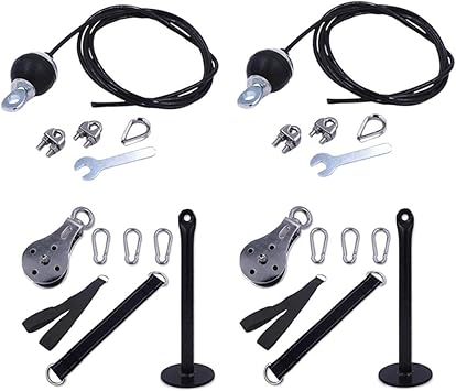 Amazon Perfeclan 2セット プーリーケーブルマシン 筋トレ 筋トレ器具 手首 前腕 筋肉トレーニング フィットネス 器具 Perfeclan エクササイズバンド チューブ