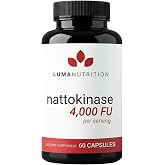 Luma Nutrition Nattokinase Supplement 4000 FU Per Serving - 60 Capsules