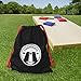 GoSports Official Regulation Cornhole Bean Bags Set (8 All Weather Bags) - America Stars and Stripes or Red and Blue - Choose Your Style