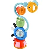 ?Fisher-Price Baby Toy Sensory Sounds High Chair Busy Activity with Suction Cup for Developmental Play Infants Ages 3+ Months