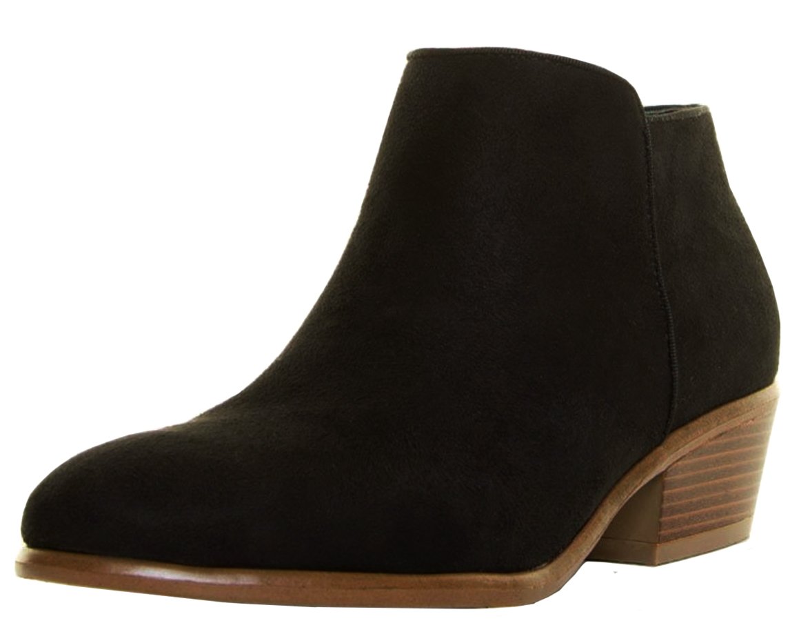 low heel cowboy ankle boots