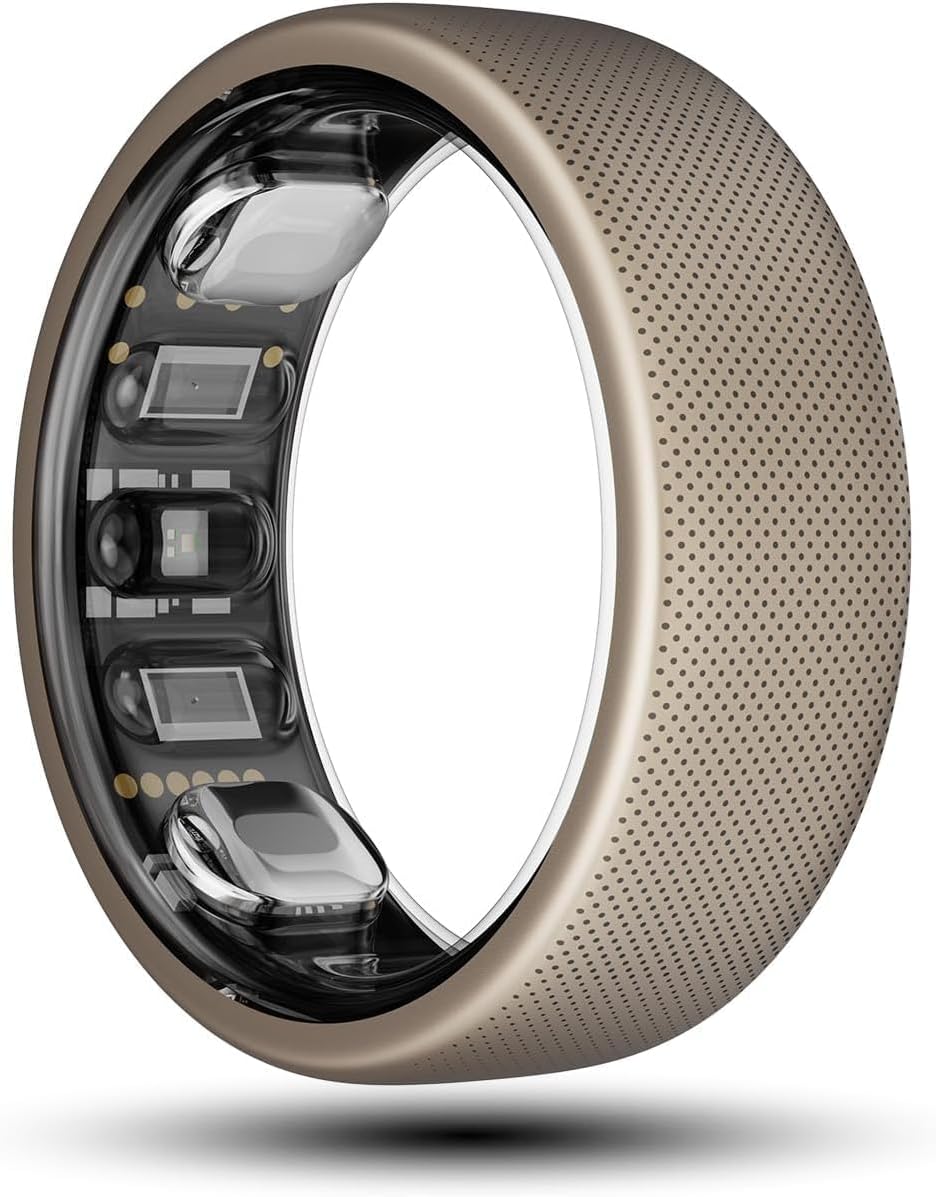 Amazfit Helio Smart Ring Health Fitness Tracker Sleep Heart Rate Stress Titanium