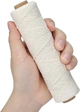 G2PLUS 100M Beige Cotton Twine 1.0mm 3-Ply Butchers String for Crafts & Kitchen view 5