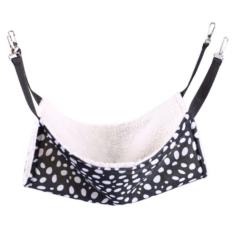 Siganorpy Soft Plush Hanging Hammock for Cat, Ferret, Rabbit, Chinchilla, Cat, Guinea Pig