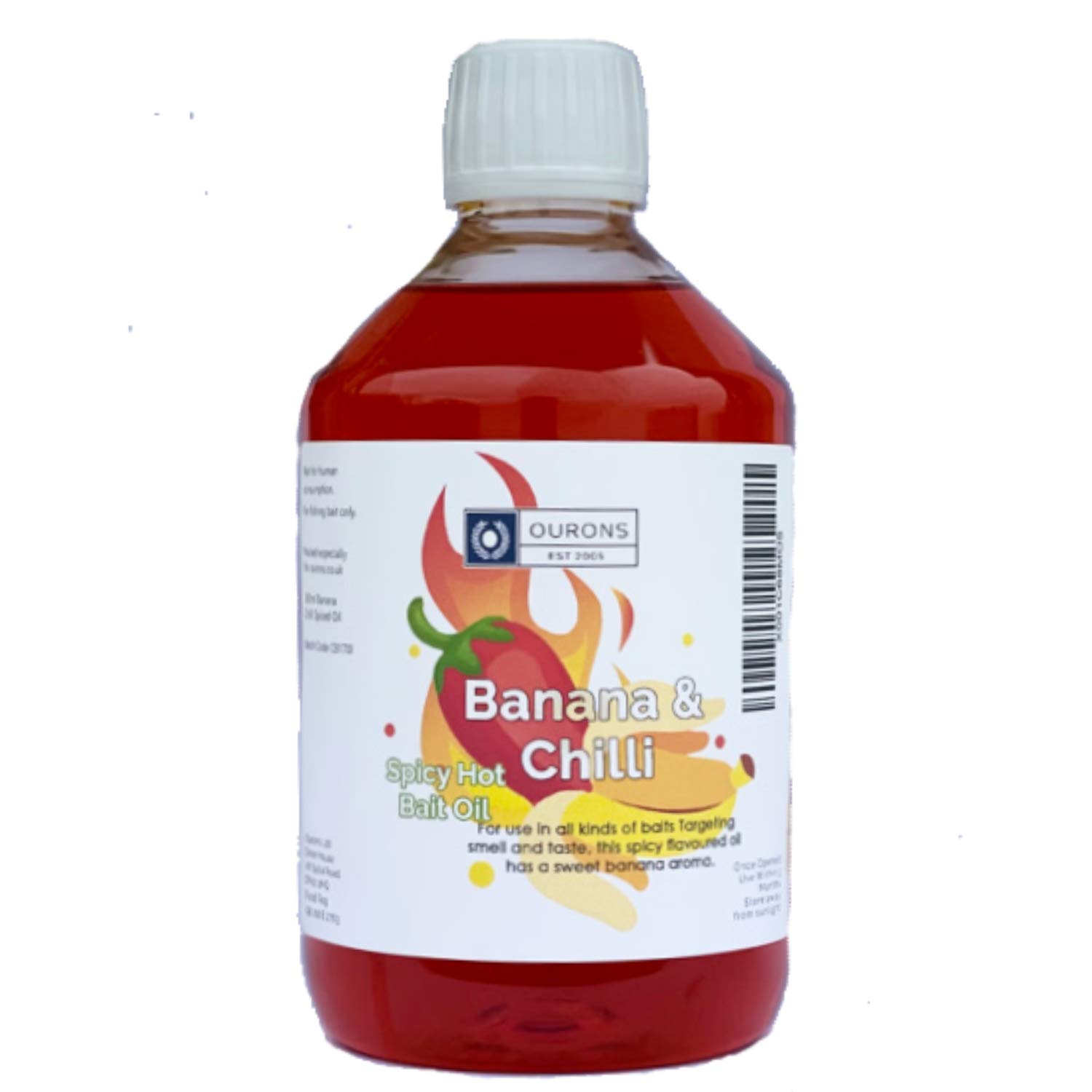 OURONS Chilli Banana Spicy Aromatic Liquid Carp Bait 500ml