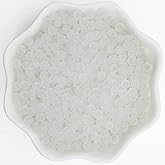 4mm Frosted Glass Beads Bulk, 500pcs Small Round Beads for Jewelry Making, 6/0 Colored Glass Seed Beads for Friendship Bracelet, Pendants, Key Chains, Necklaces, Hairpins(White