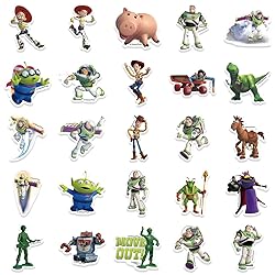 50pcs Toy Story Stickers for Water Bottle, Cute