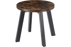 YINMIT Small Step Stool for Adults and Kids, Round Toddler Step Stool for High Bed, Step Stool with Non-Slip Feet for Bedroom, Living Room and Kitchen, Hold Up to 450 lbs (11" L x 11" W x 10.5" H)