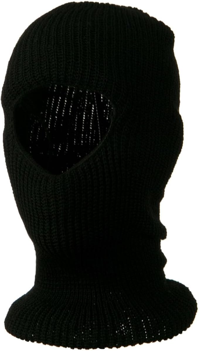 Face Mask with One Hole Black OSFM at Amazon Women’s Clothing store