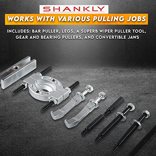 Shankly Bearing Separator (Mini) or Gear Puller 9 Pieces Bearing