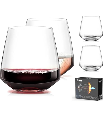 Amazon.com | Riedel Swirl Stemless Red Wine Glass, Set of 4: Reidel Swirl: Wine  Glasses