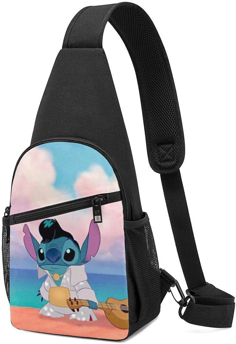 Sling Backpack Casual Stitch's Holiday Crossbody Daypack Shoulder Bag Chest Bag Rucksack Amazon