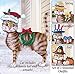 Seasonal Holiday Cat Garden Stake, Cat