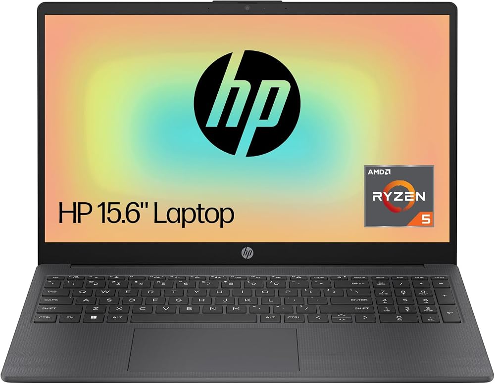 HP 15.6 Laptop Ryzen 5 7520U 8GB RAM 256GB SSD FHD Win 11 Chalkboard Gray