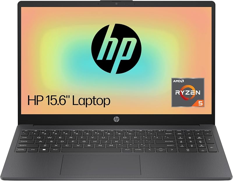 HP 15.6 Laptop Ryzen 5 7520U 8GB RAM 256GB SSD FHD Win 11 Chalkboard Gray