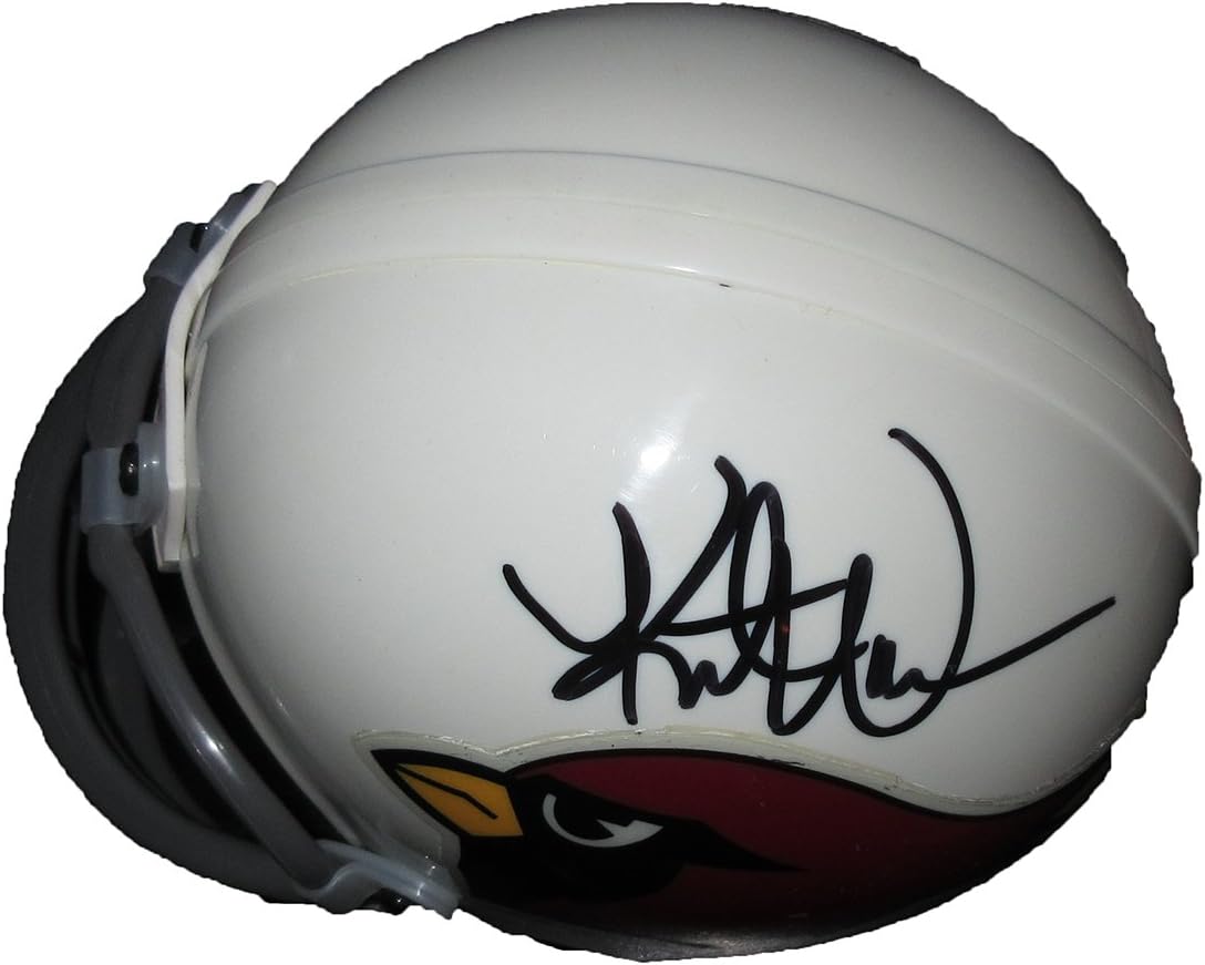 kurt warner autographed helmet