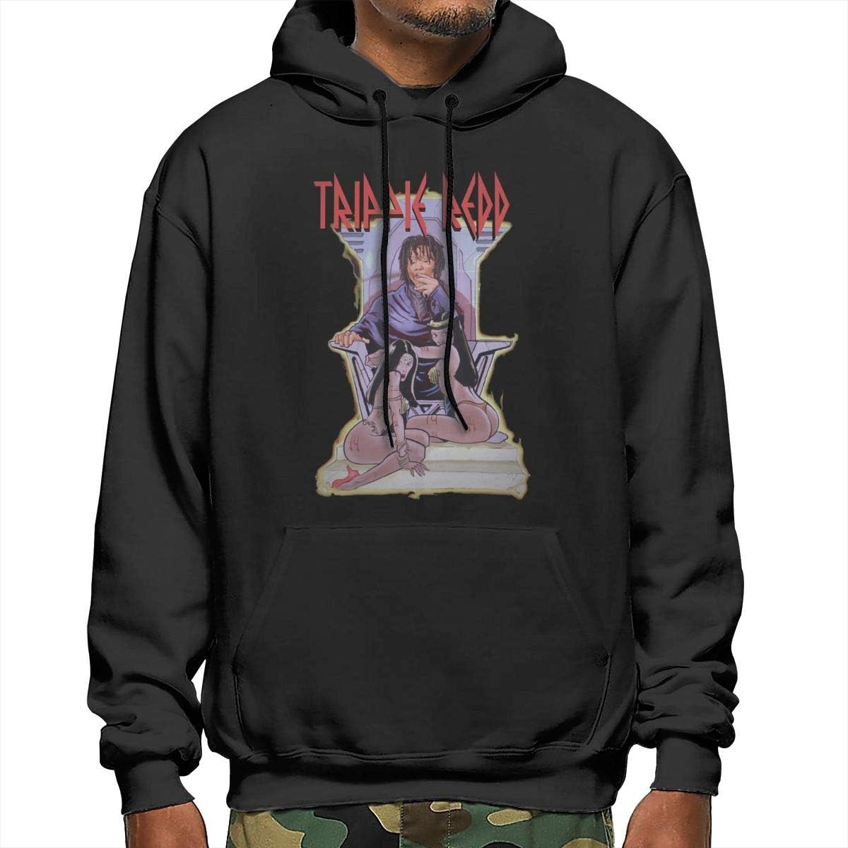 Trippie Redd A Love Letter to You Men's Pullover Hooded Sweatshirt L Black