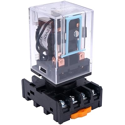 Buy Taiss MK2P-I DC 12V Coil 8 Pin DPDT Electromagnetic Relay Power ...