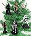 Star Wars FORCE AWAKENS 6 Piece Christmas Tree Ornament Set Featuring Kylo Ren, BB-8, Captain Phasma, Finn, Rey and Flametrooper