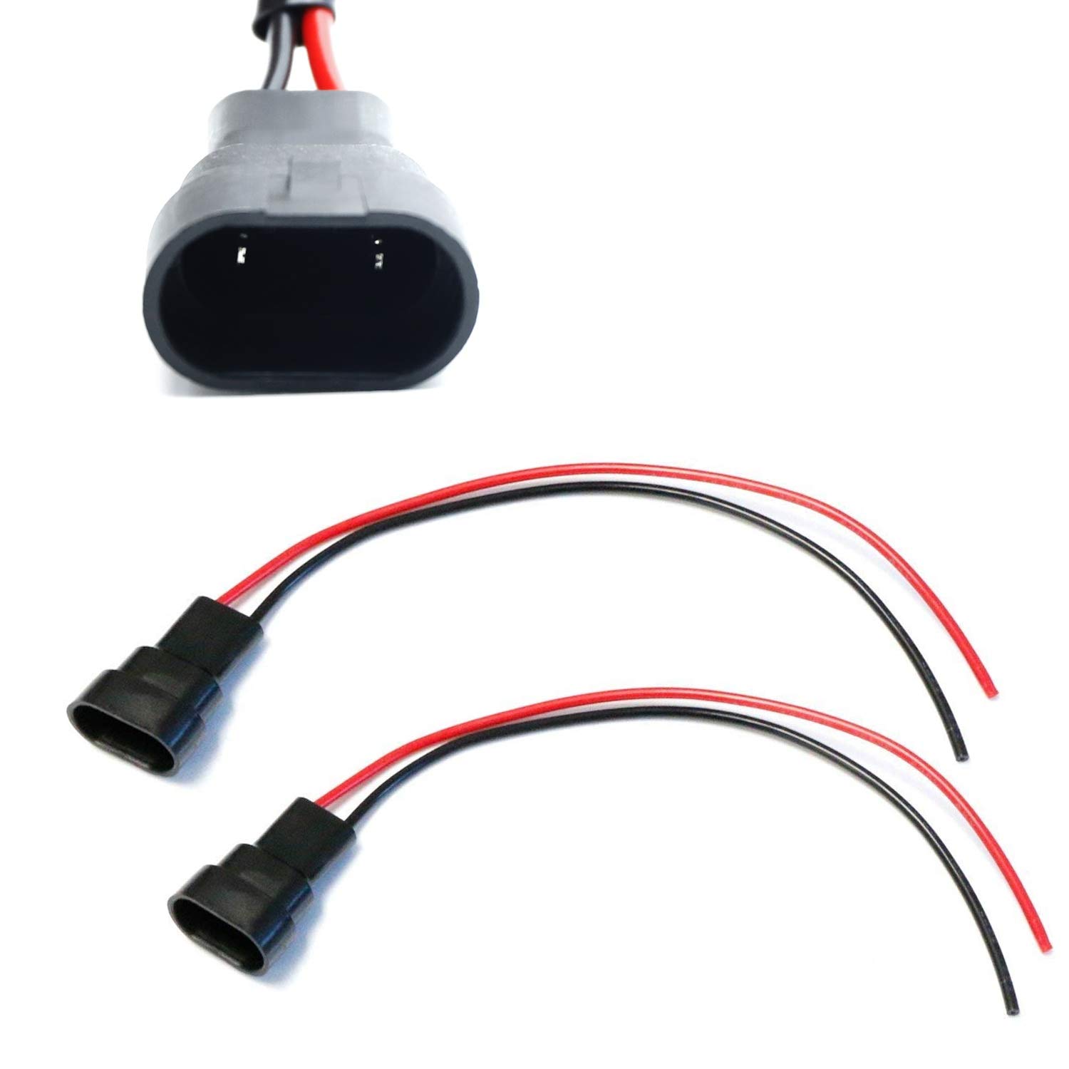 Gasedin Wiring Harness Headlight Socket, Nylon 9005 9006