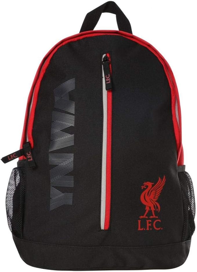 Liverpool FC Black and Red Backpack LFC Official Amazon.co.uk Luggage