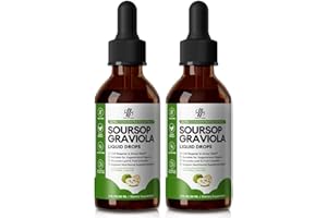 iMATCHME (2 Pack Soursop Graviola Liquid Drop for Cell Support & Regeneration, Immune System and Gut Health Support, Pure Soursop Bitters Liquid, High Absorption, Sugar/Gluten Free, Natural Flavor