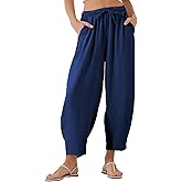 EVALESS Women's High Waisted Wide Leg Palazzo Trousers