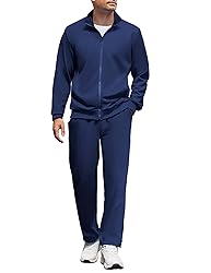 COOFANDY Mens Jogger Sets Casual Full Zip Jogging