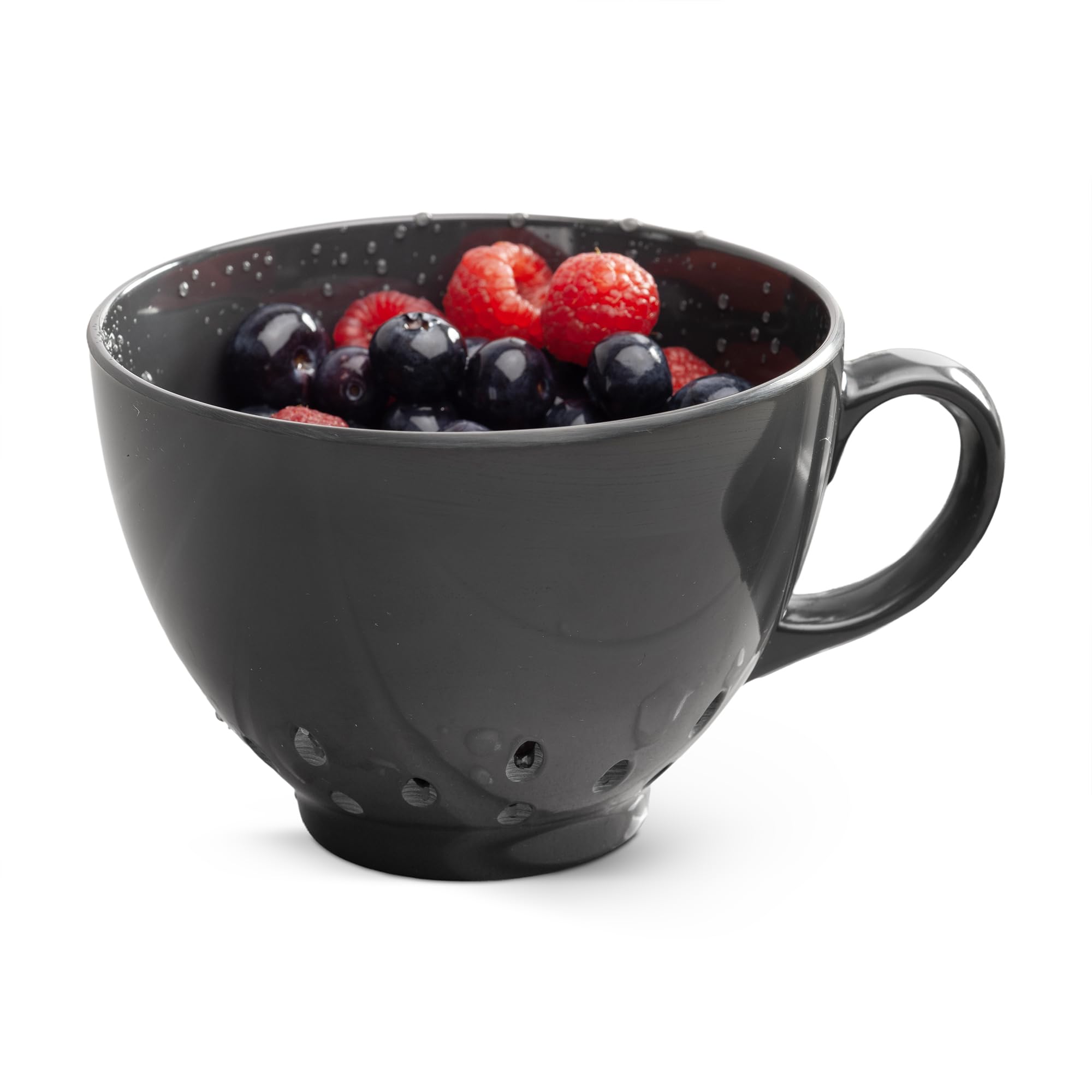 Zeal G300T Colander, Melamine, Dark Grey