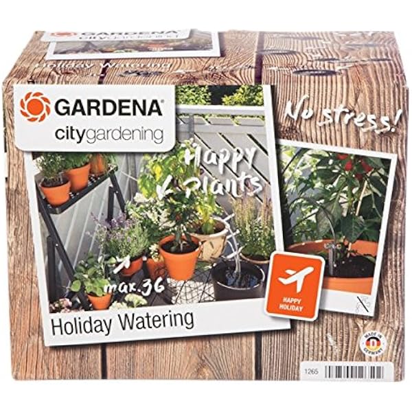 Gardena 1265-20 Set de riego en vacaciones city gardening, para un ...