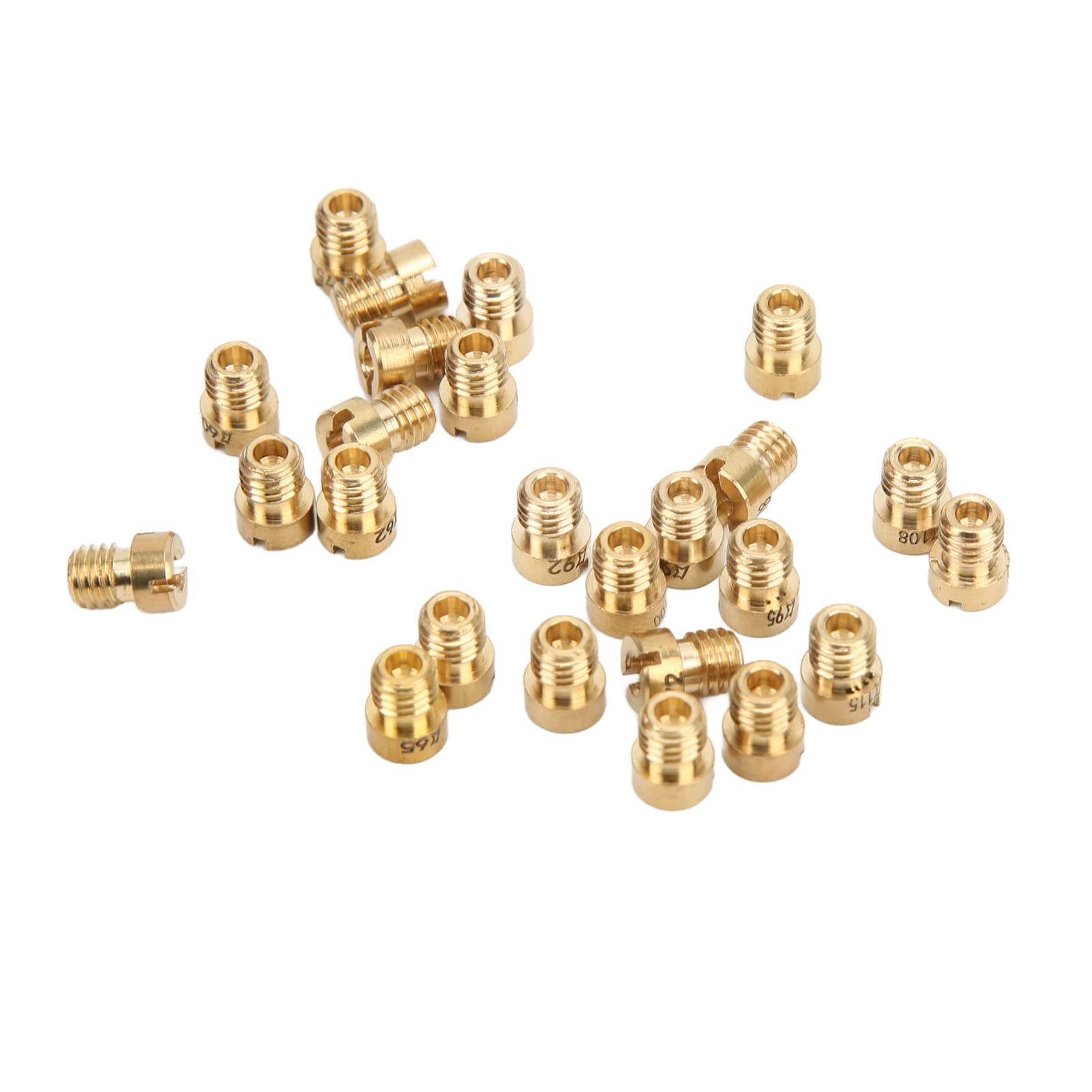 Main Jet Kits ,25pcs Main Jet Carburetor Main Jet Kit Carburetor Carb 55 115 M5 Replacement Carburetor Main Jet Carburetor Carb for Dellorto Carburetor PHBG