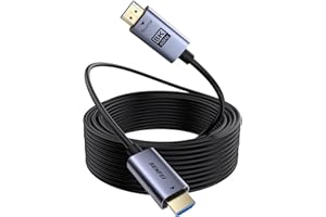 BENFEI 8K HDMI 2.1 Fiber Optic Cable 100 Feet - 8K@60Hz, 4K@240Hz, 48Gbps High Speed, in-Wall CL3 Rated, with eARC/Dynamic HD
