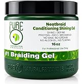 Pure O Natural Neatbraid Beauty Professional Conditioning Shining Gel 16 oz
