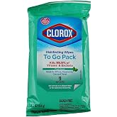 Clorox Disinfecting Wipes To Go Pack, Fresh Scent 9 ct (Pack of 2)