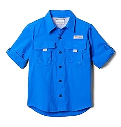 Columbia Youth Boys Bahama Long Sleeve Shirt, Blue