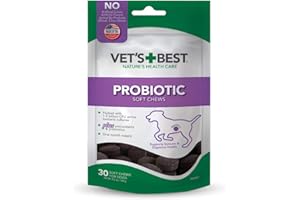 Vet's Best Probiotic Soft Chews Dog Supplements, 30 Day Supply