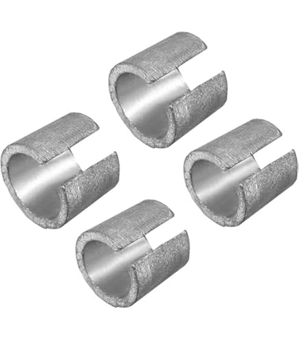 Kewucn 2 Pairs Battery Post Shims, Car Positive & Negative Post Battery Terminal