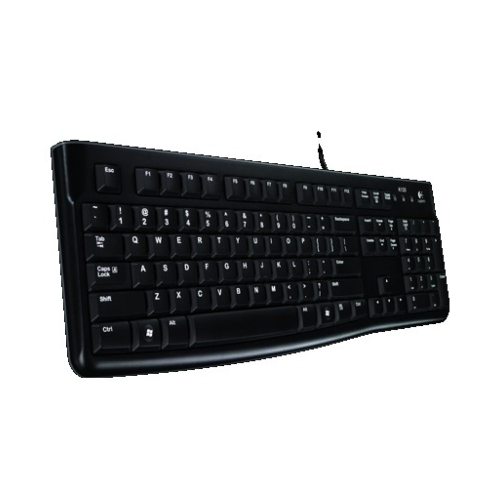 Logitech K120 Wired Keyboard, Russian Layout - Black