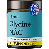 OMRE - Glycine (1000mg) + NAC Supplement (500mg)&mdash; Amino Acid Formula for Antioxidant, Liver &amp; Cellular Health Support &mdash; Gluten-Free - Glutathione Support