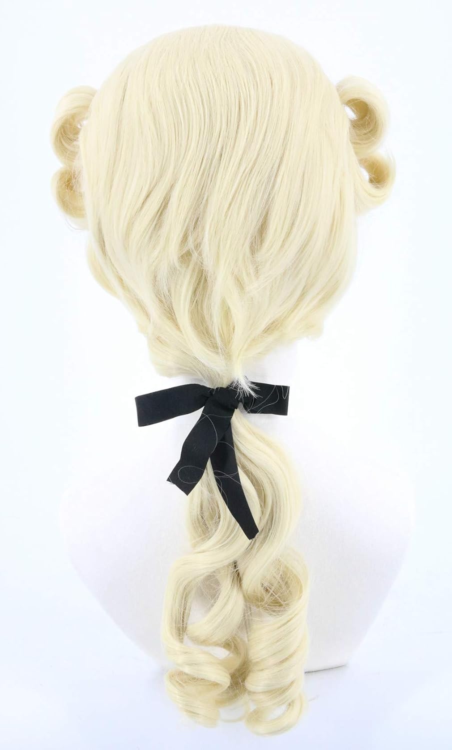 Topcosplay Baroque Wig - Lord Judge Poet Noble Wig, Long White/Blonde with Ponytail for Halloween Fancy Dress Parties - Image 5