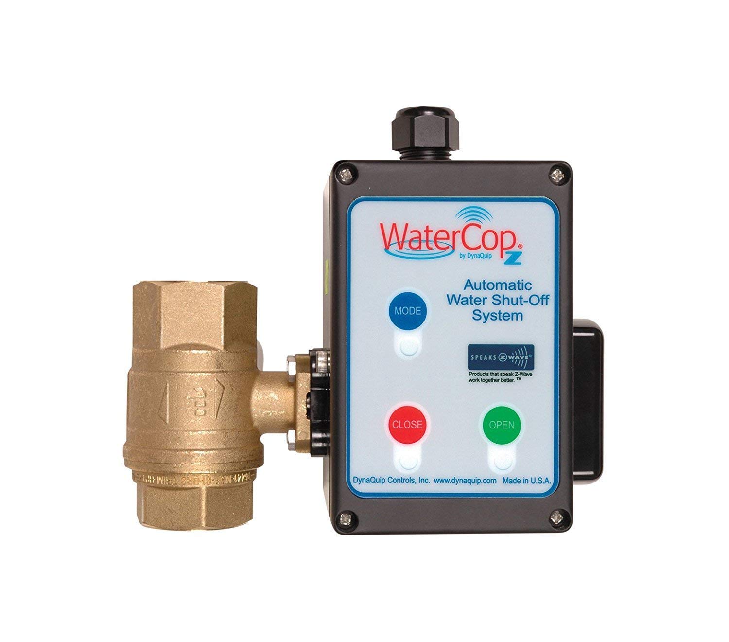 Z-Wave Shut-Off Valve Actuator and 1 Valve Smart Leak Prevention Kit