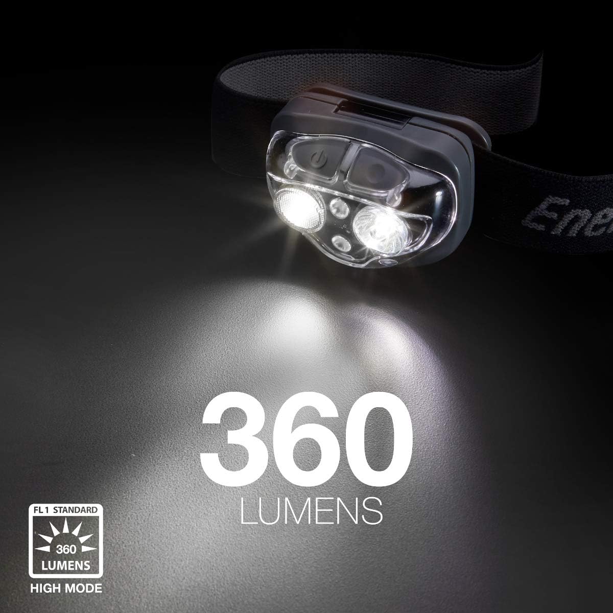 Energizer High-Powered LED Headlamp Flashlights, IPX4 Water Resistant, Super Bright LED, Multiple Light Modes, Best Headlight for Camping, Running, Outdoors, Emergency Light, Batteries Included: Sports & Outdoors