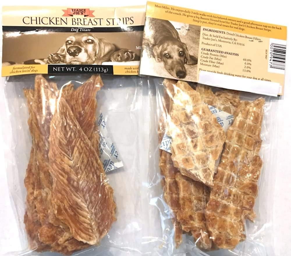 dried chicken strips for dogs