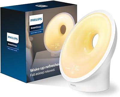Philips SmartSleep Sleep and Wake-Up Light HF3651/01 Sunrise Sunset RelaxBreathe
