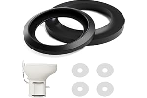 MENNTY 34120 RV Toilet Seal Kit - Replacement Ball Gasket Compatible with Thetfords Aqua Magic Style II, Plus, Residence - Leakproof Rubber Parts for Camper Waste Systems