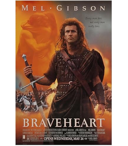 Amazon.com: Braveheart Movie Poster (24 x 36 inch / 61 x 91 cm
