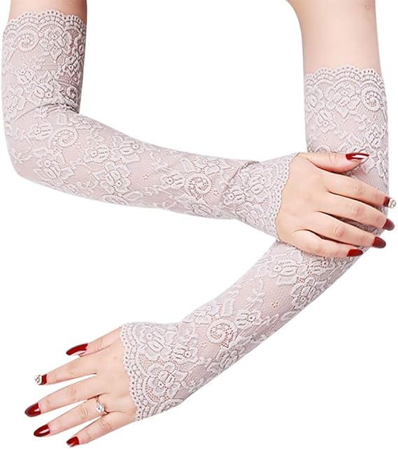 Amazon Yarui アームカバー レース Uvカット 両腕 1組 紫外線対策 虫除け日よけ防止 日焼け止め 指なし 薄手 夏用 花柄 吸汗 冷え対策 贈り物 ウェディングハンドケア 海水浴 旅行 運転 グレー アームウォーマー 通販