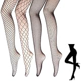 Women's Fishnet Stockings Tights - 3 to 6 Pack of Sexy Fishnets Bodystockings Pantyhose For Party, Dancing